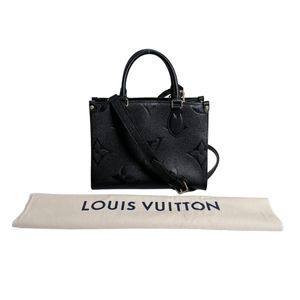 Louis Vuitton M45653 Monogram Empreinte Handbag OnTheGo PM Tote Bag
LOUIS VUITTON Noir [Pre-owned]