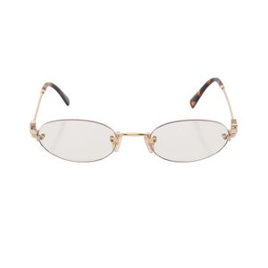 【중고】 MIU MIU 안경 호피 무늬 패션 안경 SMU A54 기타 안경 여성용 Used A