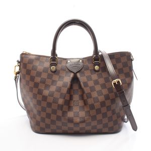 [二手] 路易威登LOUIS VUITTON手提包 Siena MM Damier Ebene 2WAY N41546 PVC 塗層帆布皮革 Siena MM 女士二手 B