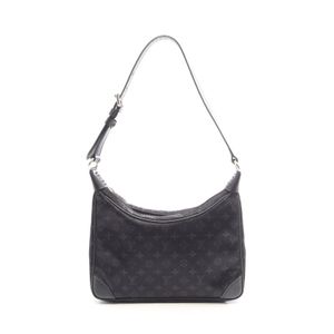 【二手】路易威登LOUIS VUITTON手提包 Little Boulogne Monogram Satin Noir M92142 Noir Fabric Leather Little Boulogne 女士