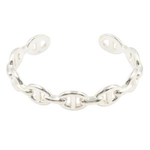 [Used] Hermes Chaine d'Ancre Enchainee Bangle, Wrist size 15cm, Sterling Silver 925, Chaine d'Ancre Enchainee Bangle, Women's, Used A