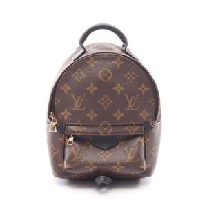 [二手]LOUIS VUITTONPalm Springs 迷你背包，Monogram，M41562，PVC 塗層帆布，皮革。