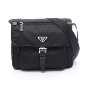 [중고] Prada PRADA 숄더백 VELA 1BD994 블랙 나일론 레더 트라이앵글 로고 숄더백 여성용 Used A