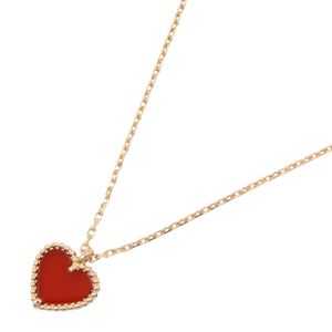 [Pre-owned] Van Cleef & Arpels Sweet Alhambra Heart Necklace VCARN59N00 Neck circumference 38.5/40cm K18PG (Pink Gold) Sweet Alhambra Heart Necklace
