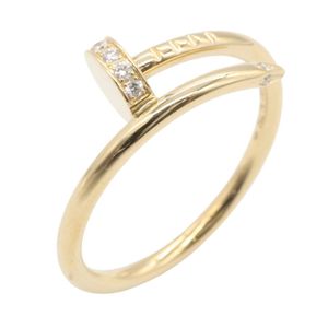[Pre-owned] Cartier Juste un Clou Ring, Small Diamond Ring, B4244952, K18PG (Pink Gold)