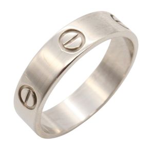 [Pre-owned] Cartier Love Ring B4084700 K18WG (White Gold) Unisex Used A