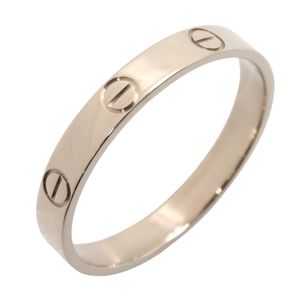 [Used] Cartier Mini Love Ring B4085100 K18WG (White Gold) Mini Love Ring Unisex Used A