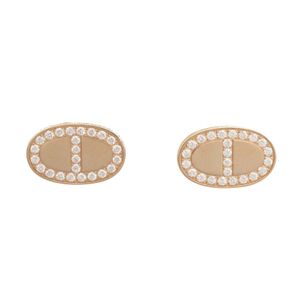 [Used] Hermes HERMES Earrings Chaine d'Ancre Contour 6557220 K18PG (Pink Gold) Diamond Chaine d'Ancre Contour Women's Used A