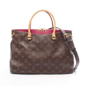 【二手】路易威登LOUIS VUITTON Pallas 2WAY 手提包 葡萄紫 PVC塗層帆布 皮革 Pallas 女士二手 B