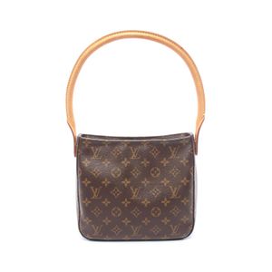 【二手】LOUIS VUITTONLooping MM 單肩包 M51146 PVC 塗層帆布皮革 Looping MM 女士二手 B