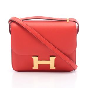 【중고】 Hermes 에르메스 숄더백 콘스탄스 3 미니 루즈 토마토 루즈 토마토 기타 콘스탄스 3 미니 루즈 토마토 여성용 Used A