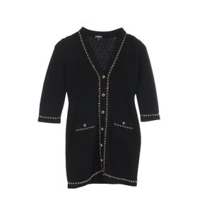 【중고】 Chanel 샤넬 가디건/볼레로 코코마크 버튼 롱 P75677K10893 캐시미어 가디건 여성용 Used A