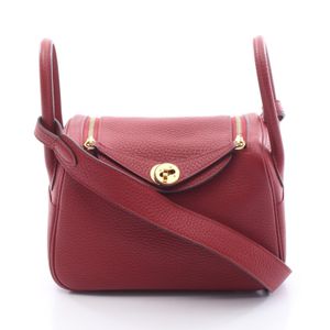 [중고] Hermes 에르메스 숄더백 린디 미니 루비 여성용 Used A