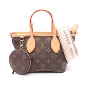 【二手】LOUIS VUITTONNeverfull BB 兩用手提包 M46705 米色 PVC 塗層帆布皮革 Neverfull BB 女士二手 A