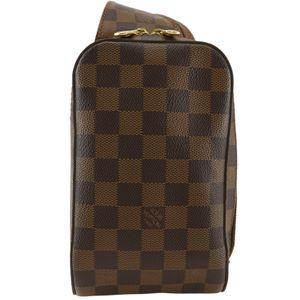 LOUIS VUITTONGeronimos 斜背包 N51994 Damier 帆布 2004 棕色 CA1004 單肩包 拉鍊 Geronimos 男女通用 [二手]