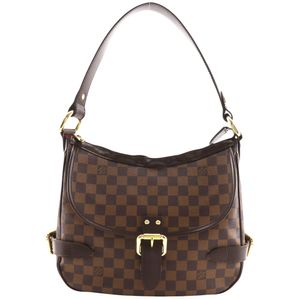 LOUIS VUITTONHighbury 單肩包 N51200 Damier 帆布棕色單肩包，A5 尺寸，拉鍊，女士 [二手]
