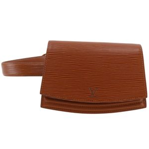 LOUIS VUITTONPochette Ceinture Tilsit 腰包/腰帶包 M52603 Epi 皮革肯亞ブラウン1991 VI0991 按扣 女士 [二手]