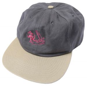 BRAIN DEAD (Brand Dead) American-made CATCH ME IF YOU CAN SNAPBACK CAP Two-tone 6-panel cap Free CHARCOAL Baseball snapback hat [Used] [BRAIN DEAD]