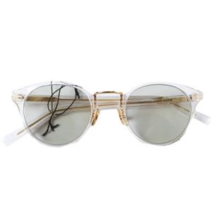 A.D.S.R. EDDIE 04e 보스턴 선글라스 Clear/Gold/Lt.Green ADSR 안경【중고】【A.D.S.R.】