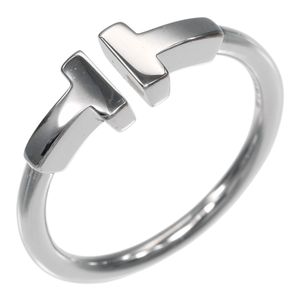 ティファニー TIFFANY&Co. Tワイヤー 11号 リング・指輪 K18ホワイトゴールド 約3.47g T wire レディース【中古】