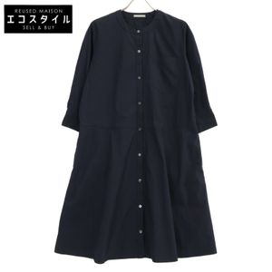 세오리뤼쿠스 24SS 니이비 코튼 Tech Poplin 보탄 시안 온피스 38 【중고】