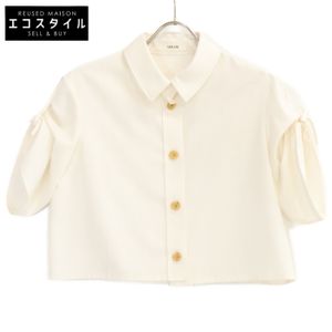 ADEAM 37000 เสื้อเชิ้ตแขนสั้น สีขาว ไซส์ 0 (สินค้ามือสอง)