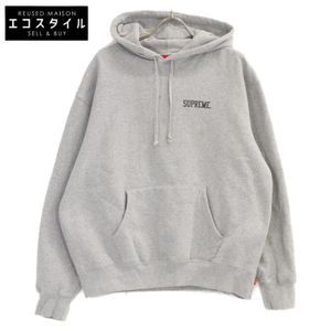 Supreme 24FW ANARCHY HOODED SWEATSHIRT สีเทา ไซส์ M【สินค้ามือสอง】