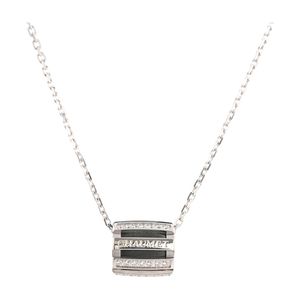 [Used] Chaumet Class One Necklace, K18 White Gold