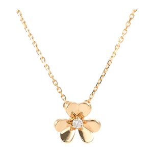 [Pre-owned] Van Cleef & Arpels Frivole Necklace VCARP0J100 K18 Yellow Gold