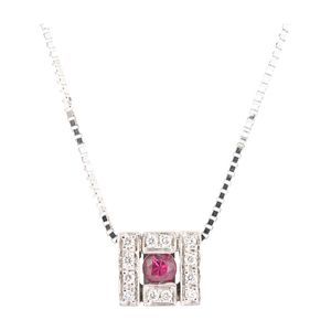 [Pre-owned] Damiani Belle Epoque epoch Necklace 20019093 K18 White Gold