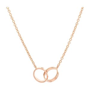 [Pre-owned] Cartier Baby Love Necklace B7212300 K18 Pink Gold
