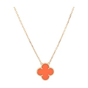 [Pre-owned] Van Cleef & Arpels Vintage Alhambra Necklace VCARD38500 K18 Yellow Gold
