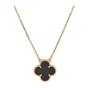 [Pre-owned] Van Cleef & Arpels Vintage Alhambra Necklace VCARA45800 K18 Yellow Gold