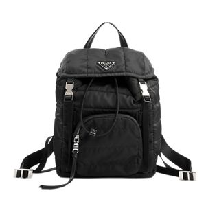 【二手】Prada 雙肩包，背包，1BZ002 Tessuto 黑色