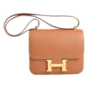 【중고】Hermes 에르메스 숄더백 콘스탄스 3 24 보 에プソン 골드