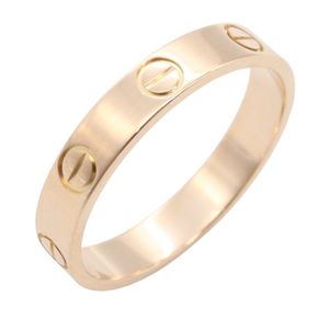 [Used] Cartier Mini Love Ring B4084600 K18PG (Pink Gold) Mini Love Ring Unisex Used A