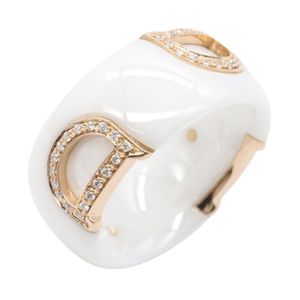[Used] Damiani Ring D.ICON Diamond Ring K18PG (Pink Gold) Diamond D.ICON Diamond Ring Women's Used A