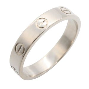 [Pre-owned] Cartier Love Ring B4084700 K18WG (White Gold) Unisex Used A