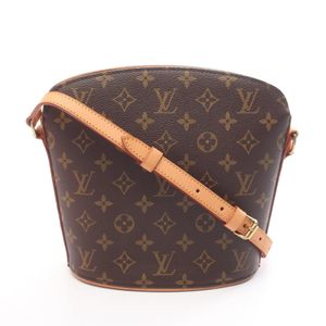 【二手】LOUIS VUITTONDruot Monogram 單肩包 M51290 PVC 塗層帆布皮革女士款