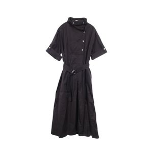 [중고] Hermes 에르메스 원피스 Robe loose 루즈 드레스 셀리에 버튼 5H0543DV 코튼 원피스 여성용 Used A