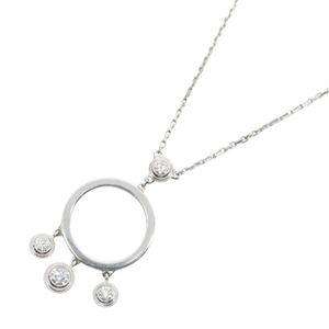 [Pre-owned] Cartier Diamants Légers 4PD Necklace B3045100, Neck size 40/42cm, K18WG (White Gold), Diamond Diamants Légers 4PD Necklace