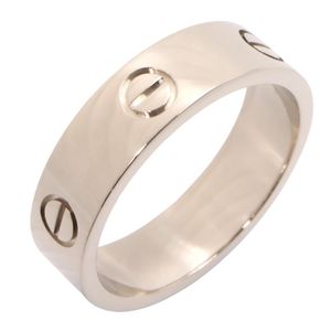 [Pre-owned] Cartier Love Ring B4084700 K18WG (White Gold) Unisex Used A