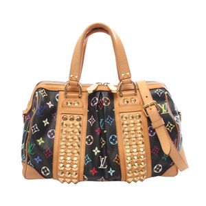 [중고] LOUIS VUITTON 코트니 MM 모노그램 멀티컬러 느와르 2WAY 손가방 M45642 PVC 코팅 캔버스 레더