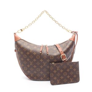 【二手】LOUIS VUITTONLoop Hobo 兩用單肩包 M46311 PVC塗層帆布皮革 Loop Hobo 女士二手 A