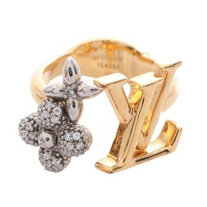 [Used] Louis Vuitton LOUIS VUITTON Ring LV Glam M1093M GP (Gold Plated) LV Glam Ring Women's Used B