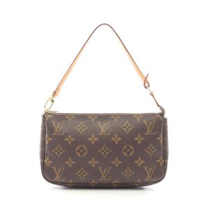 [중고] LOUIS VUITTON 손가방 포쉐트 악세소리 모노그램 M51980 PVC 코팅 캔버스 레더 포쉐트 악세소리