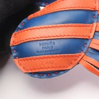 [Used] Hermes Charm Gigi Savannah Blue France/Orange Poppy/Leather Gigi Savannah Blue France/Orange Poppy/Mauve Silk