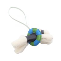 [Used] Hermes HERMES Charm Buddy Charm A la Mer Blue Nuit Vert Peppermint Blue Nuit/Vert Peppermint Mouton Buddy Charm A la Mer Blue Nuit/Blue Hydra/Vert