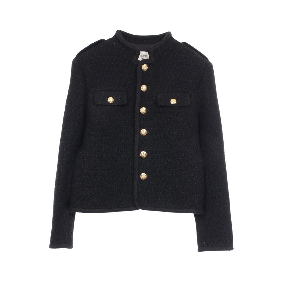 [Used] Celine CELINE Boucle Tweed 2V99P764L Wool Cotton Jacket Women's Used A