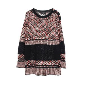 [Used] Chanel CHANEL Knit Coco Button Knit P56228K07336 Cotton Knit Women's Used A